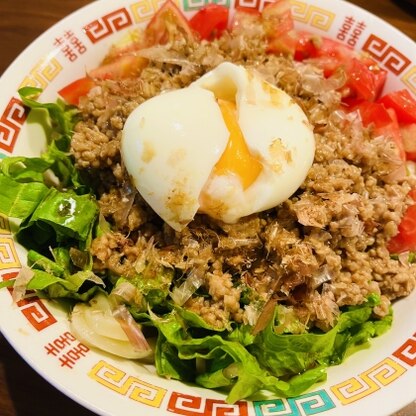 野菜をレタスとトマトで代用しましたが美味しく出来ました